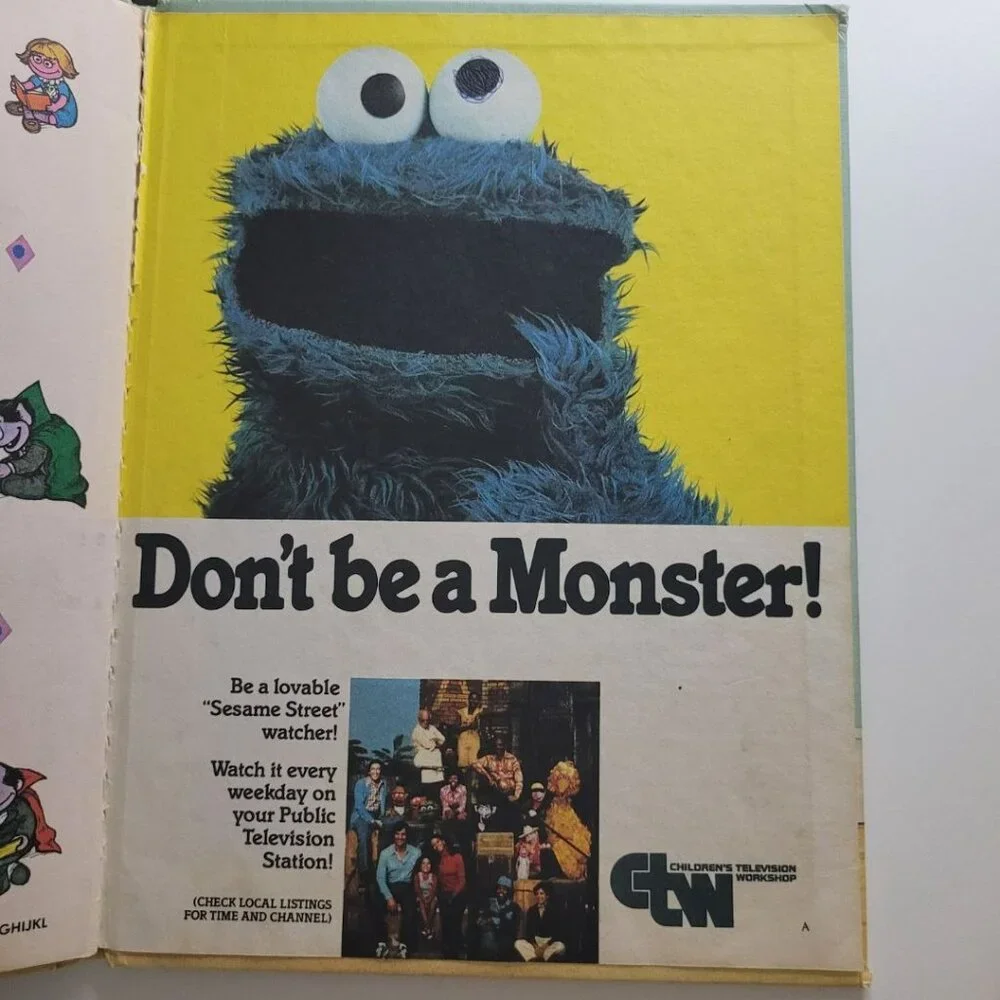 Sesame Street When I'm As Big As Freddie Book‎ Vintage 1980s Muppets Jim Henson